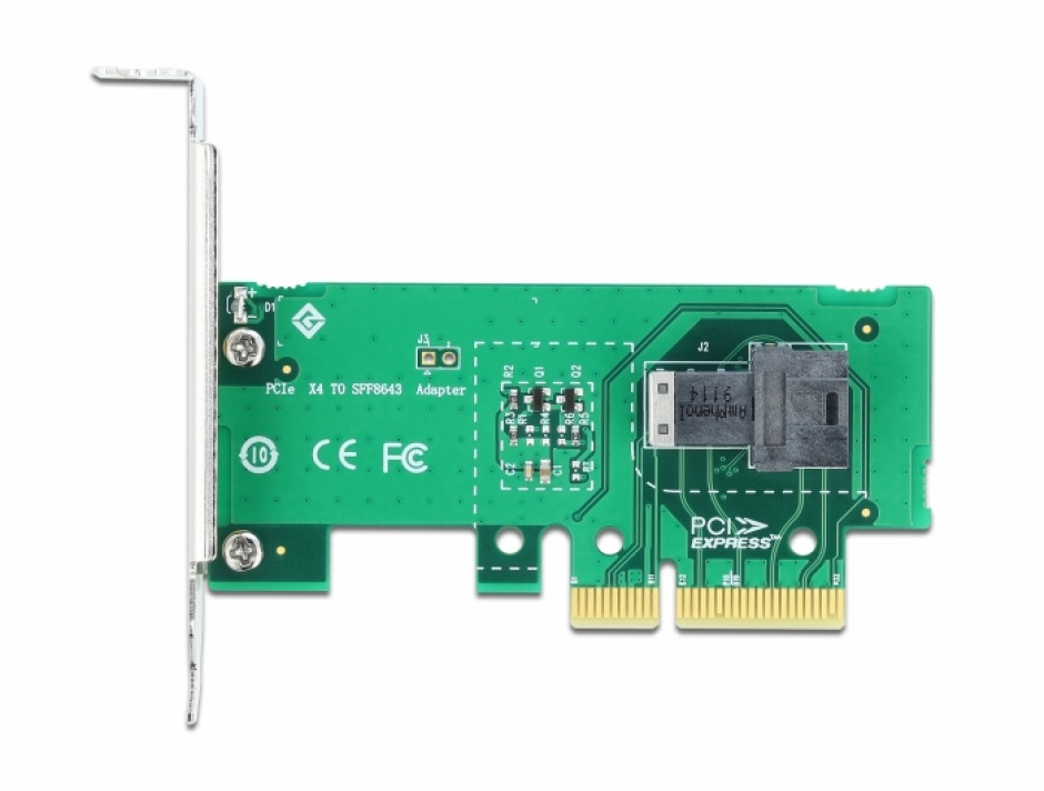 Imagine PCI Express cu 1 x SFF-8643 NVMe - Low Profile Form Factor, Delock 90437